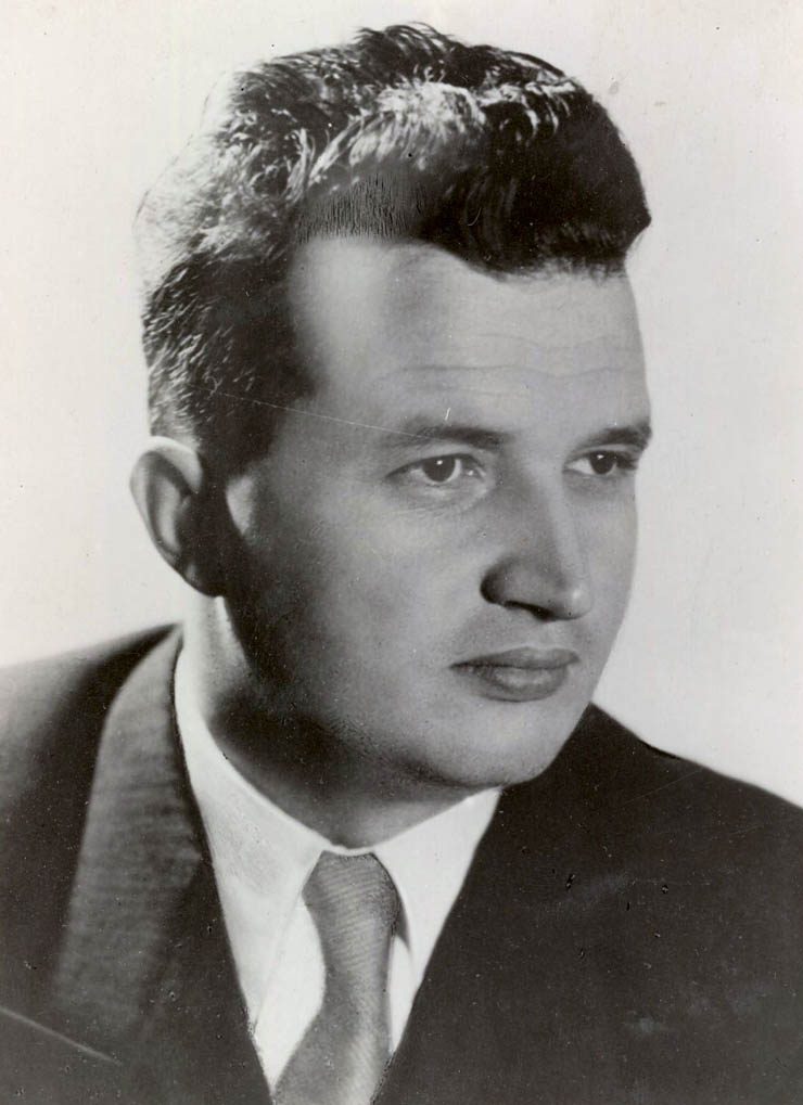 1956 - Portret Nicolae Ceauşescu Fototeca online a comunismului românesc cota 14-1956