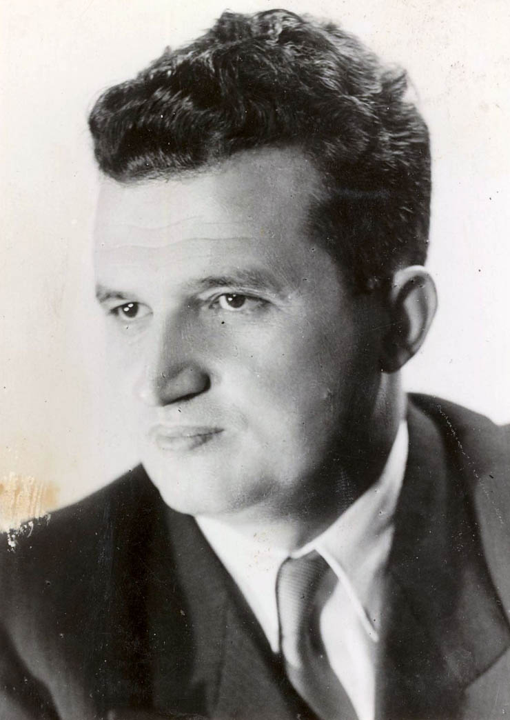 1956 - Portret Nicolae Ceauşescu Fototeca online a comunismului românesc cota 16-1956